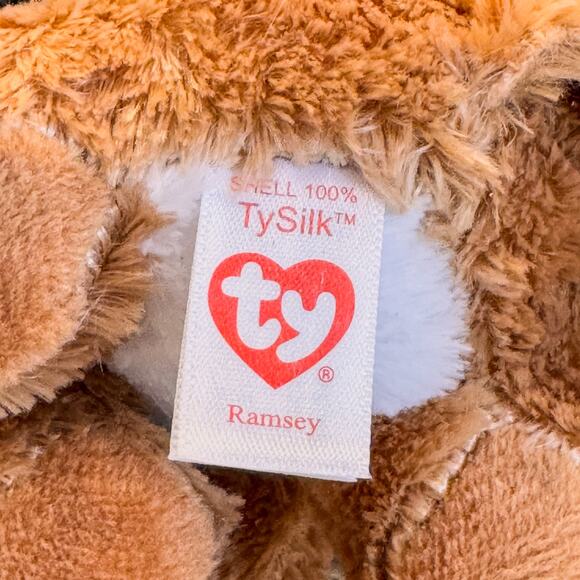 NWT-Pair of 2021 TY Beanie Boos, Ramsey the UniLion & Jamal the Camel, 6", Plush - Picture 5 of 11